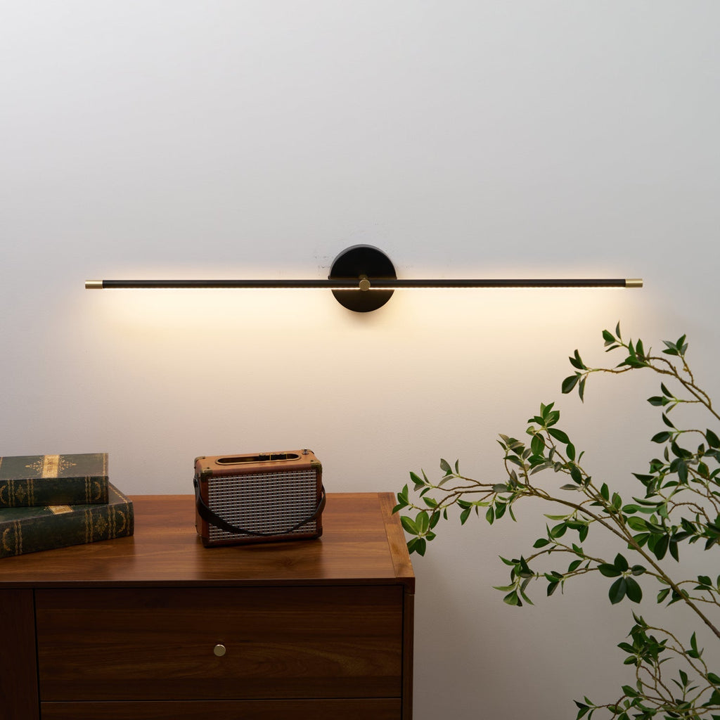 LineaGlow Wall Lamp Minimalist Linear Rod Accent Light With LED