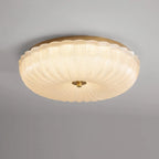 Lunara Ripple Glass Ceiling Light Two Diameters 20cm And 30cm