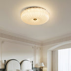 Lunara Ripple Glass Ceiling Light Two Diameters 20cm And 30cm