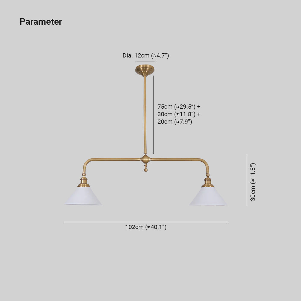 EraLume Vintage Pendant Light With White Glass Shade For Warm Glow