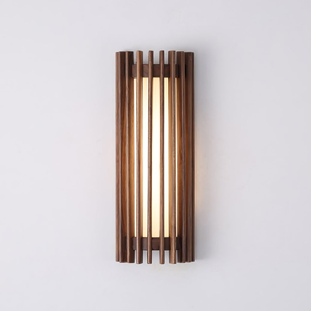 Astra Walnut Wall Light With Warm Ambient Glow For Indoor Spaces