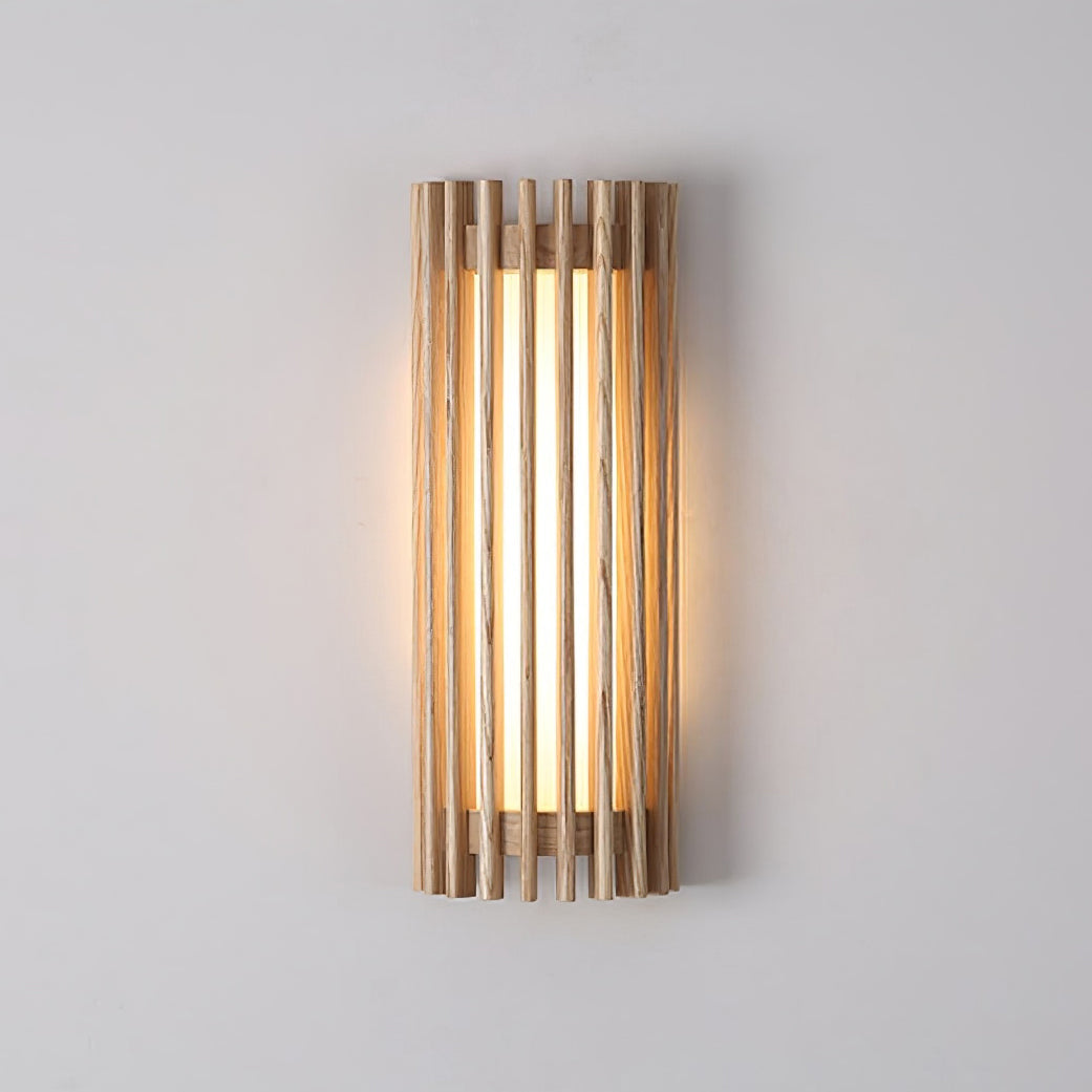 Astra Walnut Wall Light With Warm Ambient Glow For Indoor Spaces