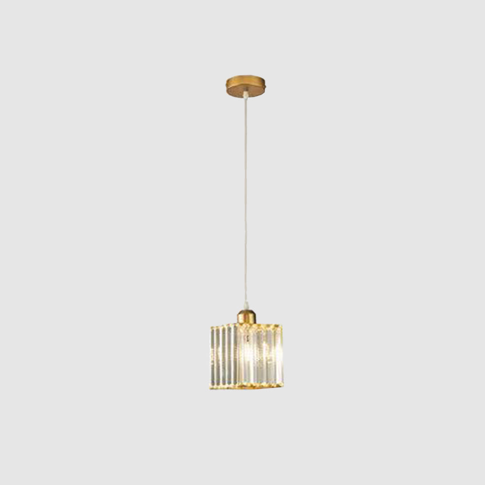 Nyra Cluster Glass Pendant Light In Black And Gold