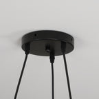 Aviara Orb Round Chandelier With Bird Design In Metal Wood Resin And Acrylic