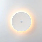 Aeris Outdoor Wall Light Minimalist Round or Square LED in Black and White