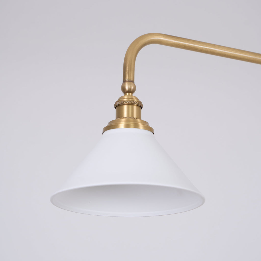 EraLume Vintage Pendant Light With White Glass Shade For Warm Glow