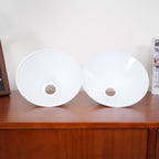 EraLume Vintage Pendant Light With White Glass Shade For Warm Glow