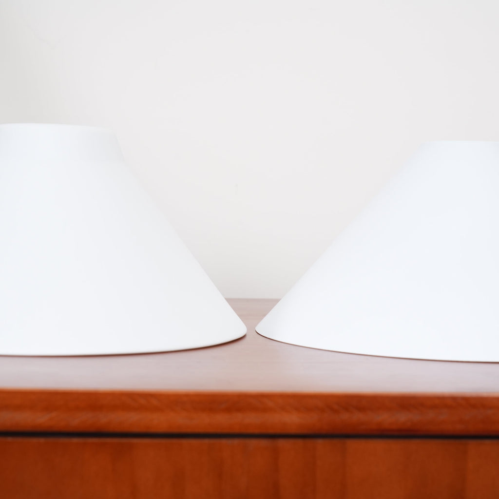 EraLume Vintage Pendant Light With White Glass Shade For Warm Glow