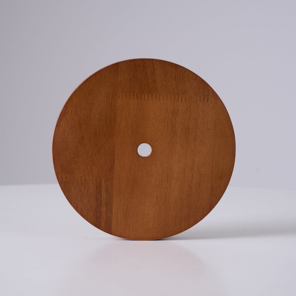 Nymera Travertine Pendant Light With Wood Accents For Dining Rooms And Entryways