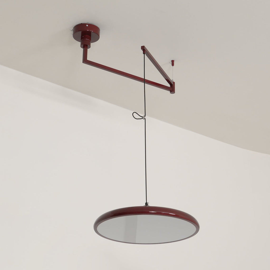 Alera Adjustable Arm Pendant Light With Round Shade