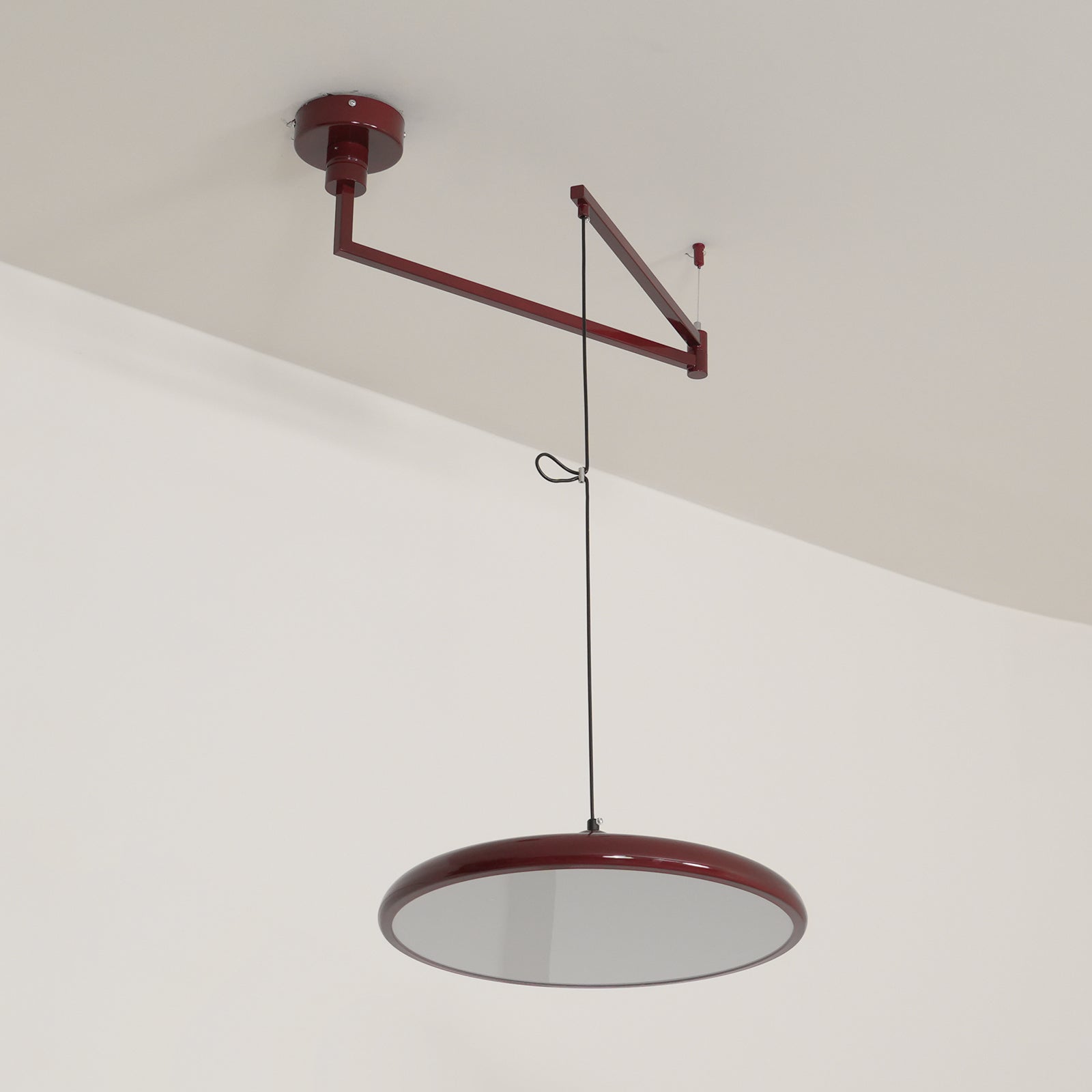 Alera Adjustable Arm Pendant Light With Round Shade