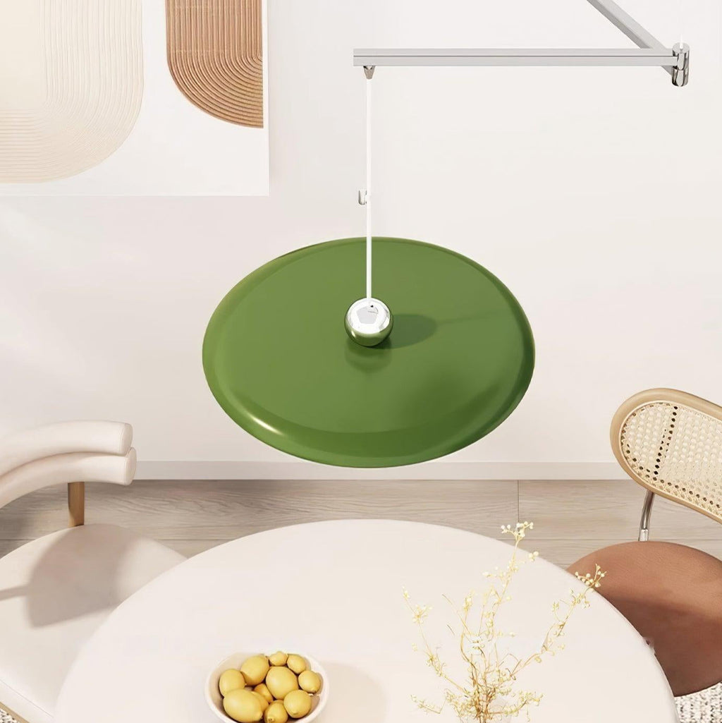 Alera Adjustable Arm Pendant Light With Round Shade