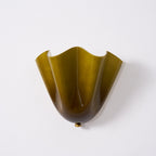 LumenPetal Wall Lamp Hand Blown Glass Mid Century Style