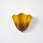 LumenPetal Wall Lamp Hand Blown Glass Mid Century Style