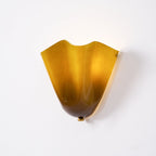LumenPetal Wall Lamp Hand Blown Glass Mid Century Style