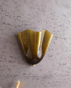 LumenPetal Wall Lamp Hand Blown Glass Mid Century Style