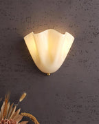 LumenPetal Wall Lamp Hand Blown Glass Mid Century Style