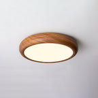 Ardena Nordic Wood Grain Round Ceiling Light for Living Rooms