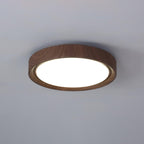 Ardena Nordic Wood Grain Round Ceiling Light for Living Rooms