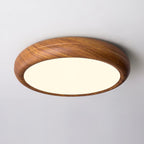 Ardena Nordic Wood Grain Round Ceiling Light for Living Rooms