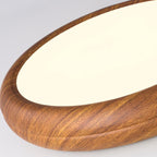 Ardena Nordic Wood Grain Round Ceiling Light for Living Rooms