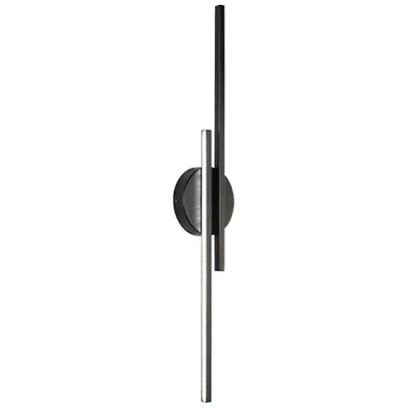 Asterra Nordic Disc and Linear LED Wall Lamp in Black and White