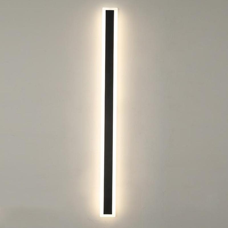 Arctica Linear Outdoor Wall Light With Clear Acrylic Pane