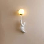 CubGlow Bear Balloon Wall Reading Lamp In White Pink Or Blue