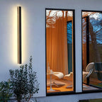 NovaLine Linear LED Outdoor Wall Light In Black With Timeless Design