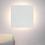 Aeris Outdoor Wall Light Minimalist Round or Square LED in Black and White